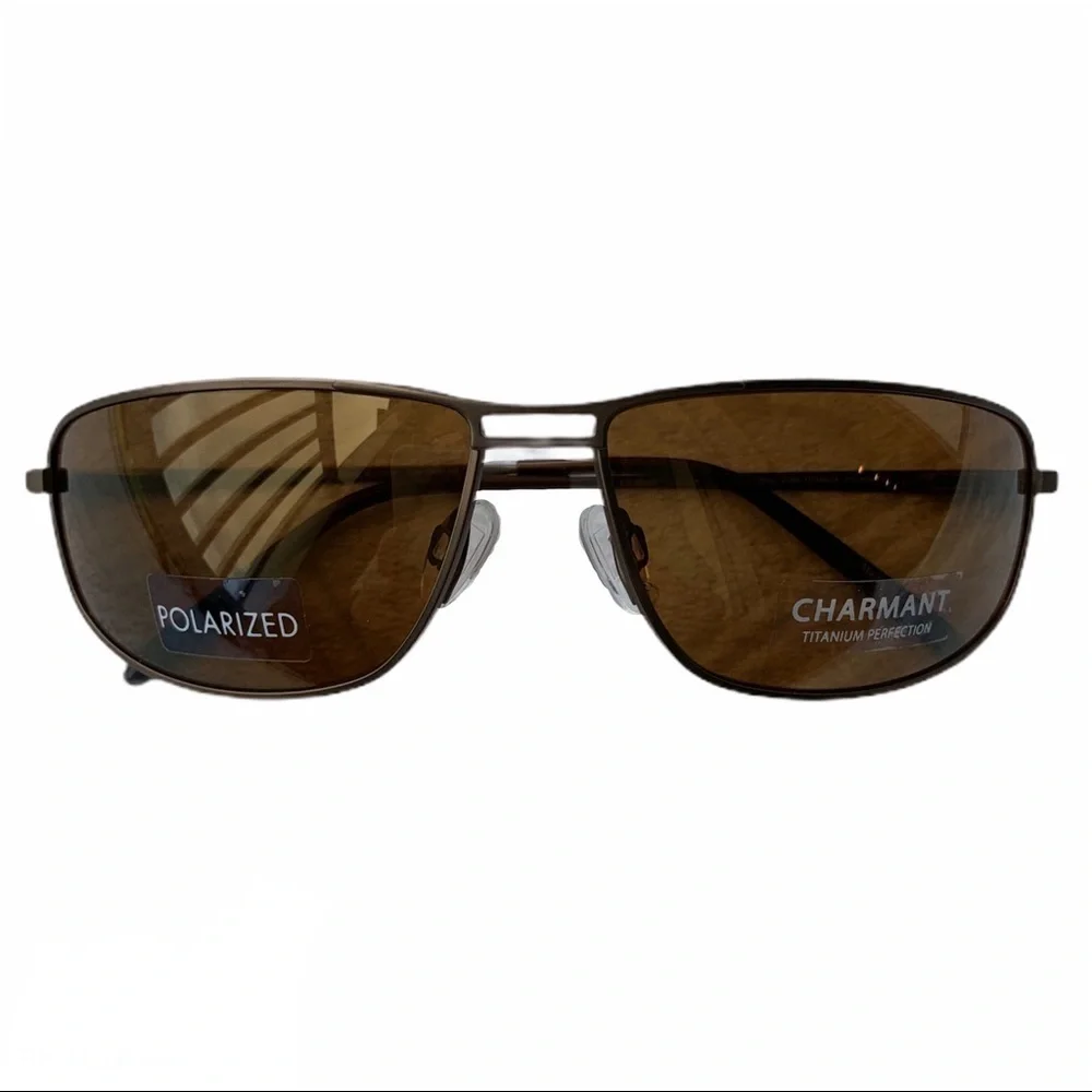 NWT Charmant • Double Bridge Polarized Sunglasses